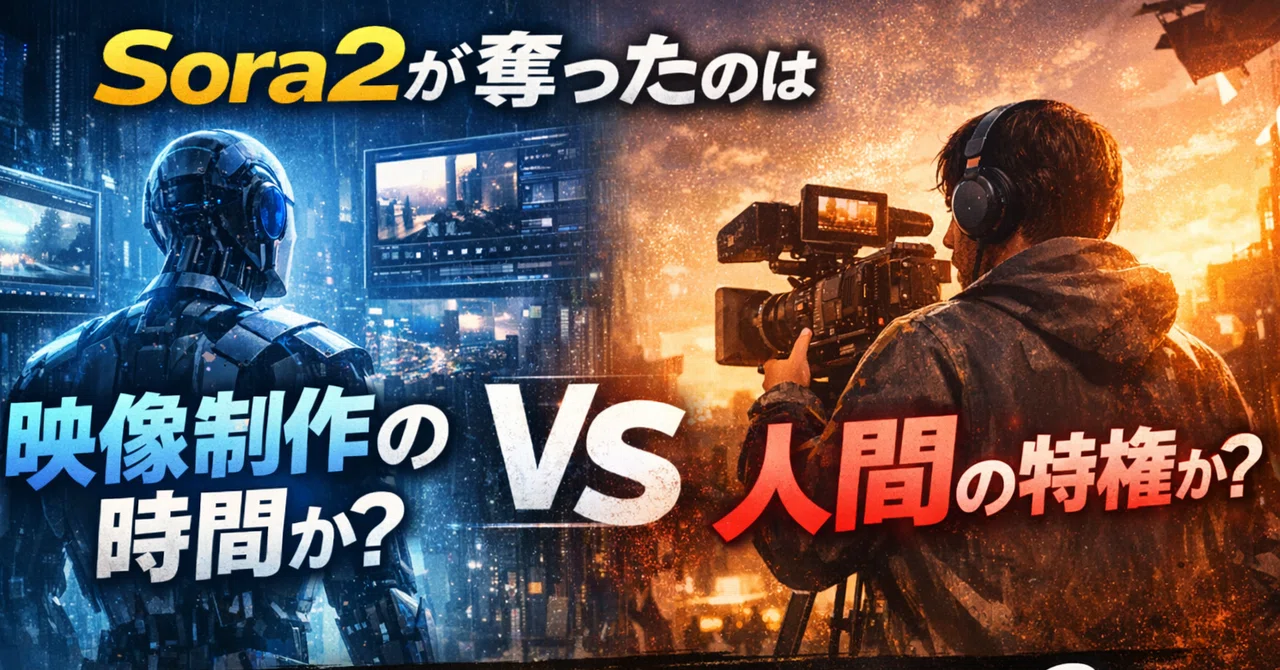 【2026年最新】生成ＡＩSora2が変えた映像制作時代の変革